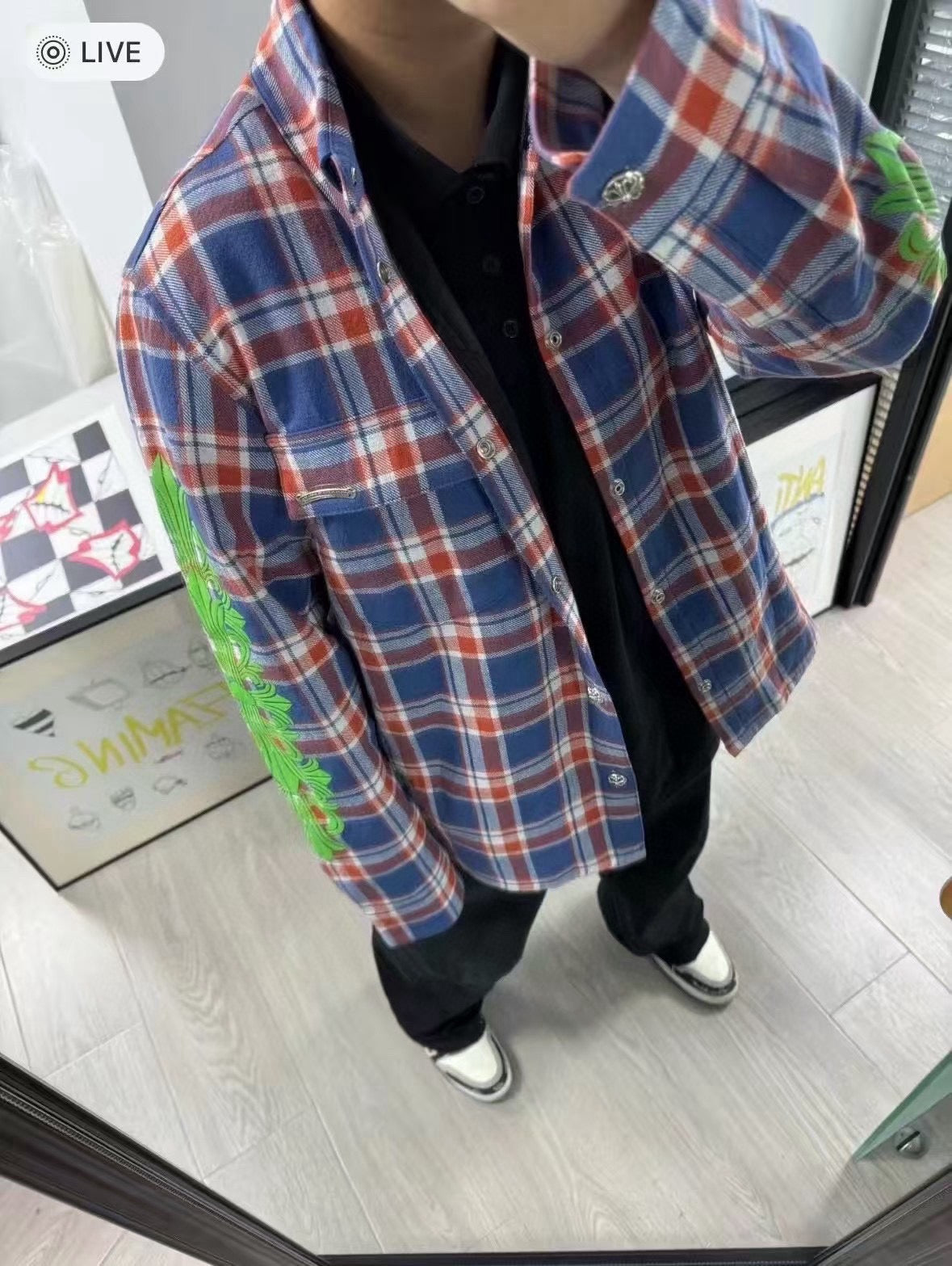 Chaqueta multicolor