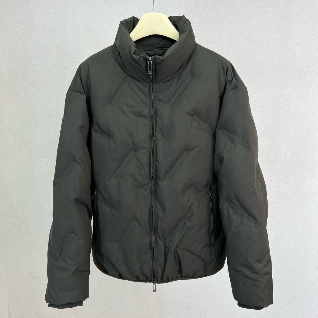 Chaqueta azul oscuro y verde