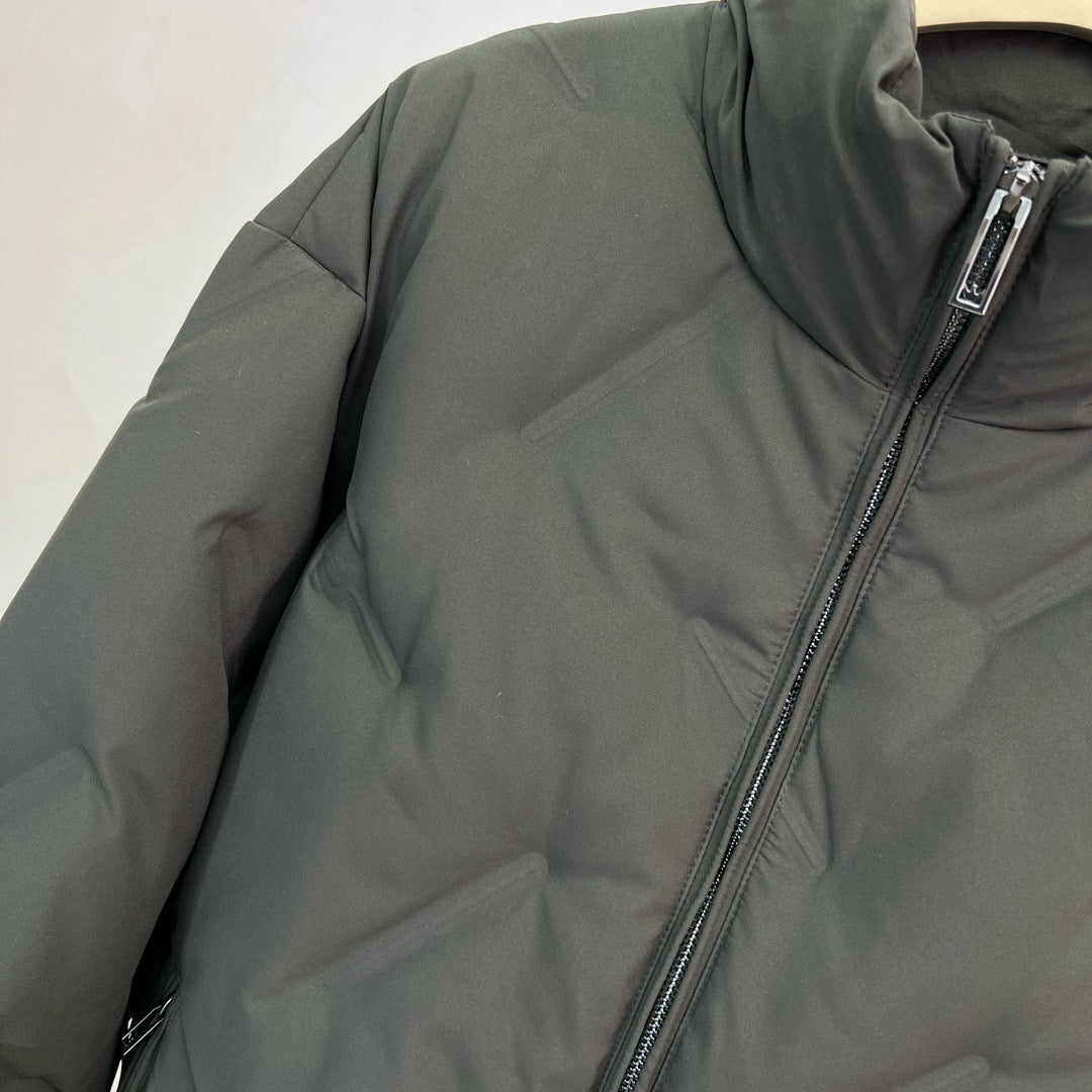 Chaqueta azul oscuro y verde