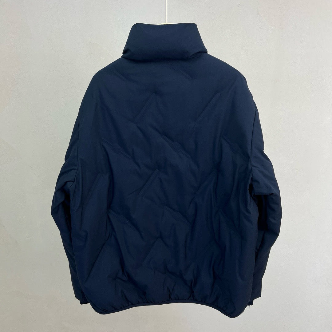 Chaqueta azul oscuro y verde