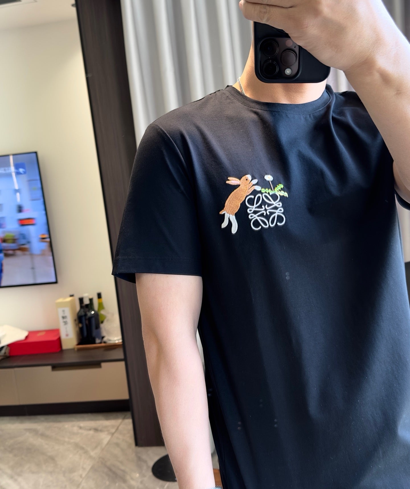 تي شيرت أسود - مقاس 3XL