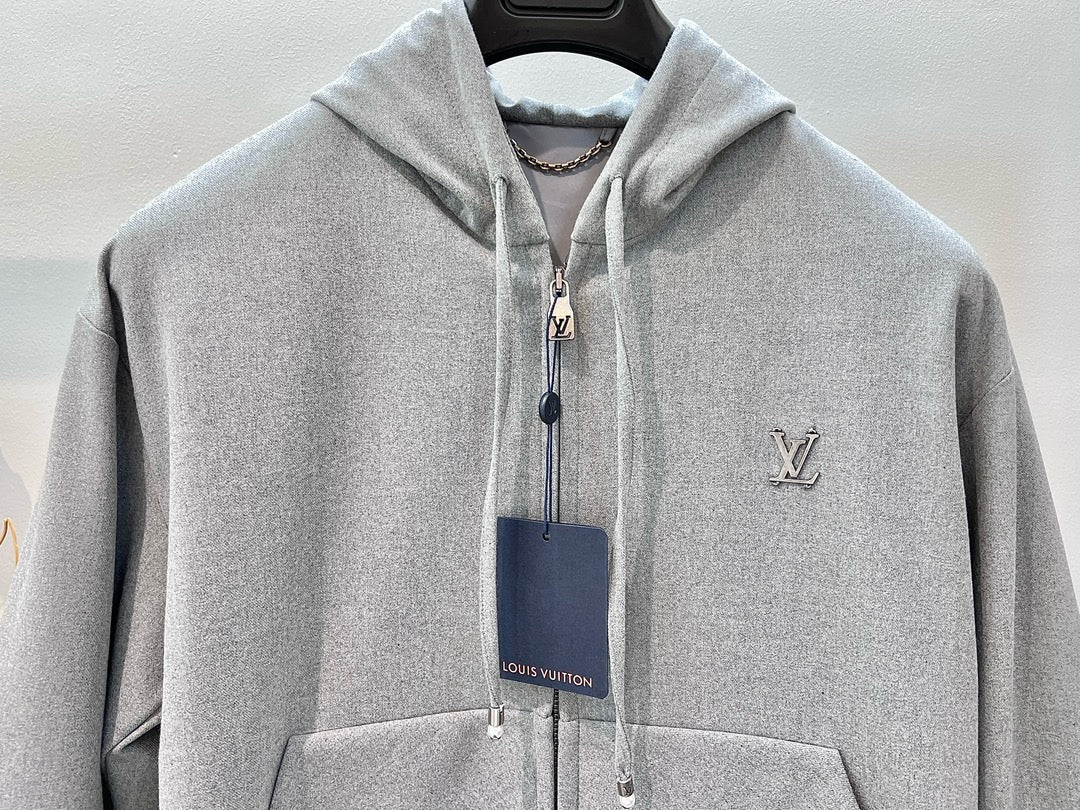 Graue Jacke
