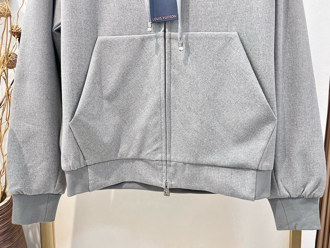 Graue Jacke