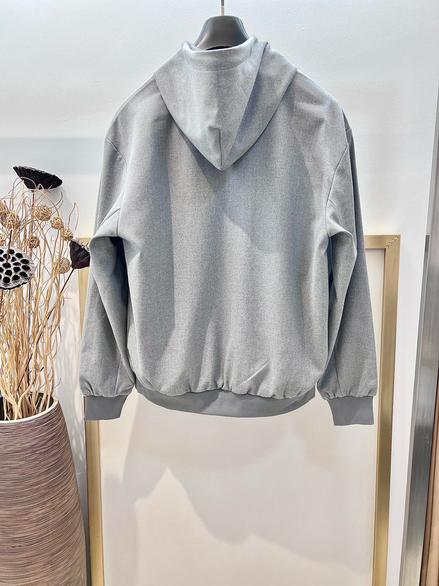 Graue Jacke