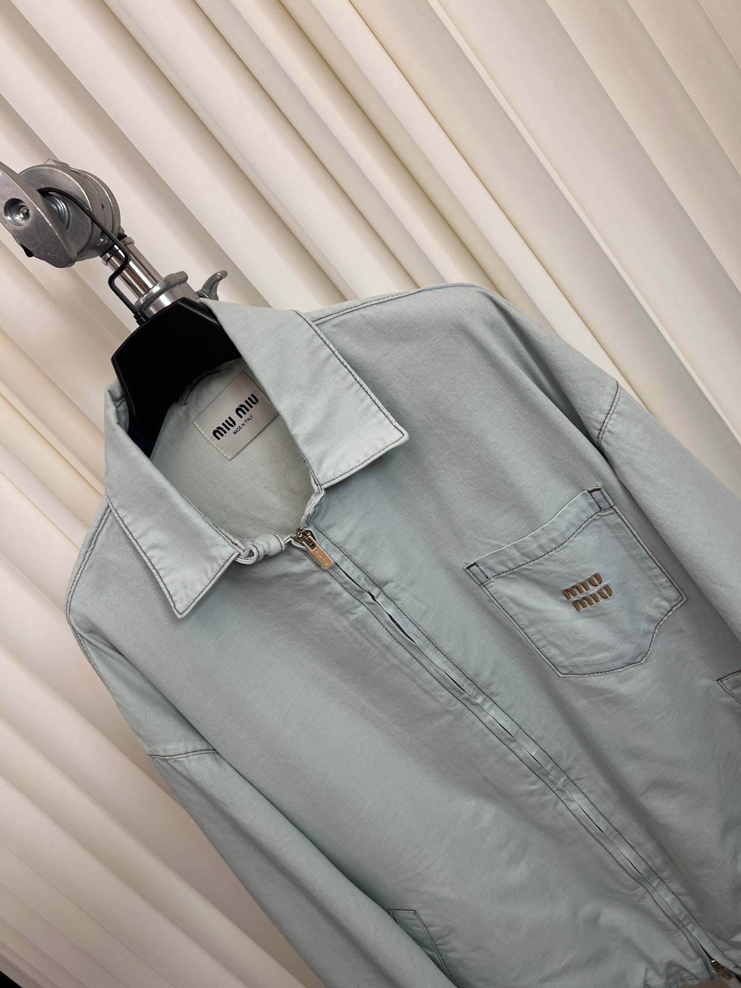Chaqueta verde claro