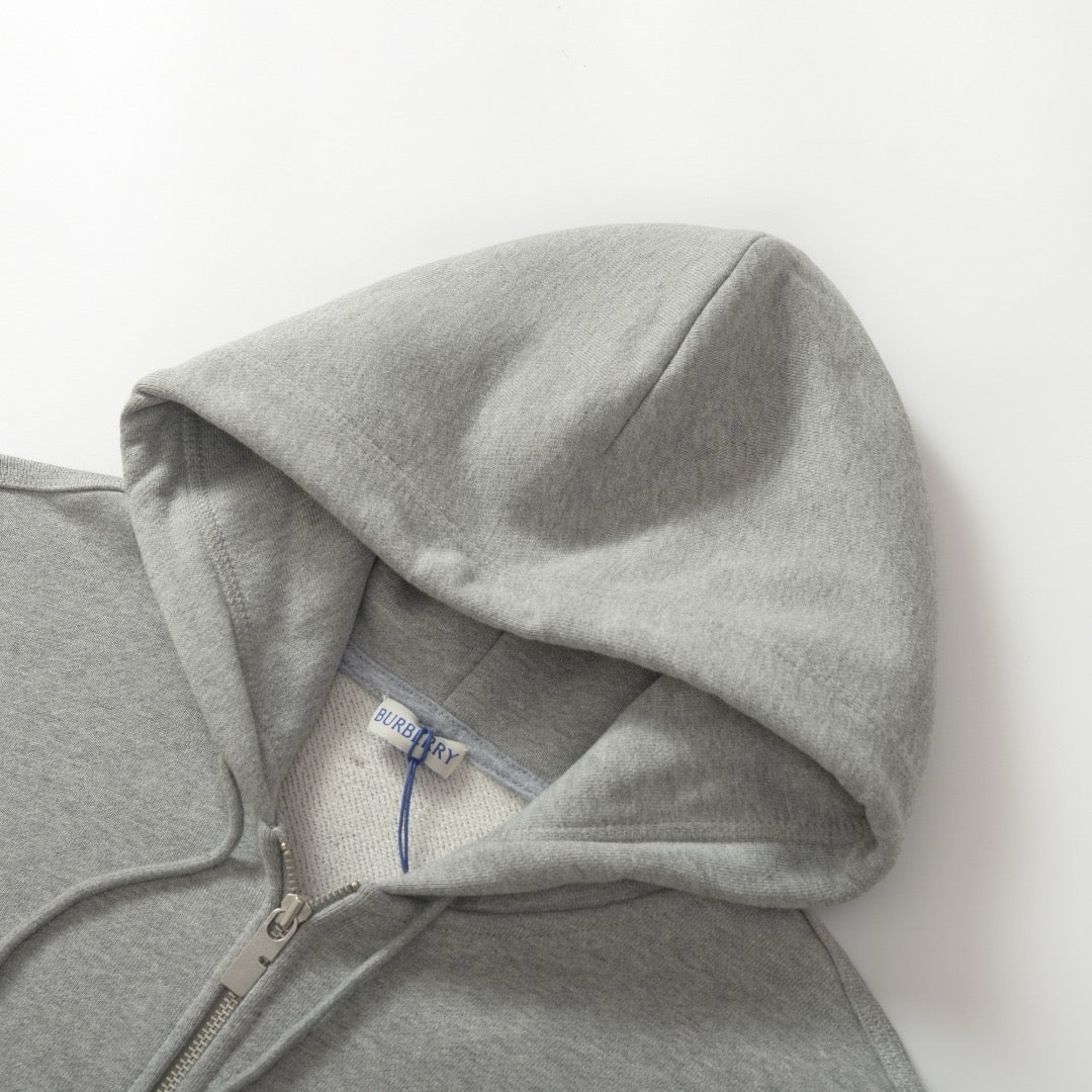 Chaqueta negra y gris