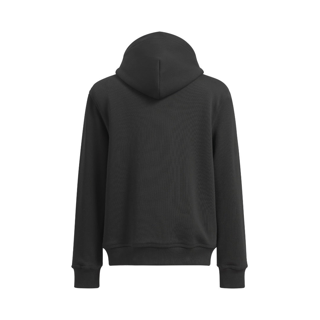 Chaqueta negra y gris