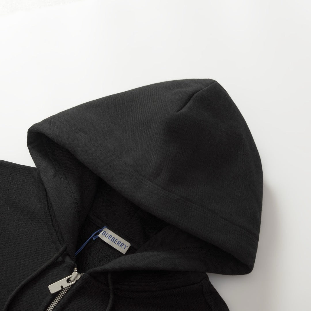 Chaqueta negra y gris