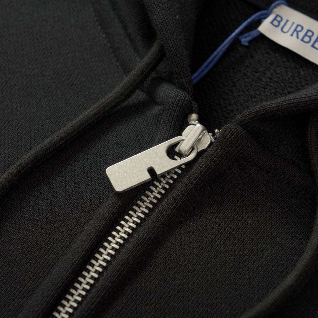 Chaqueta negra y gris