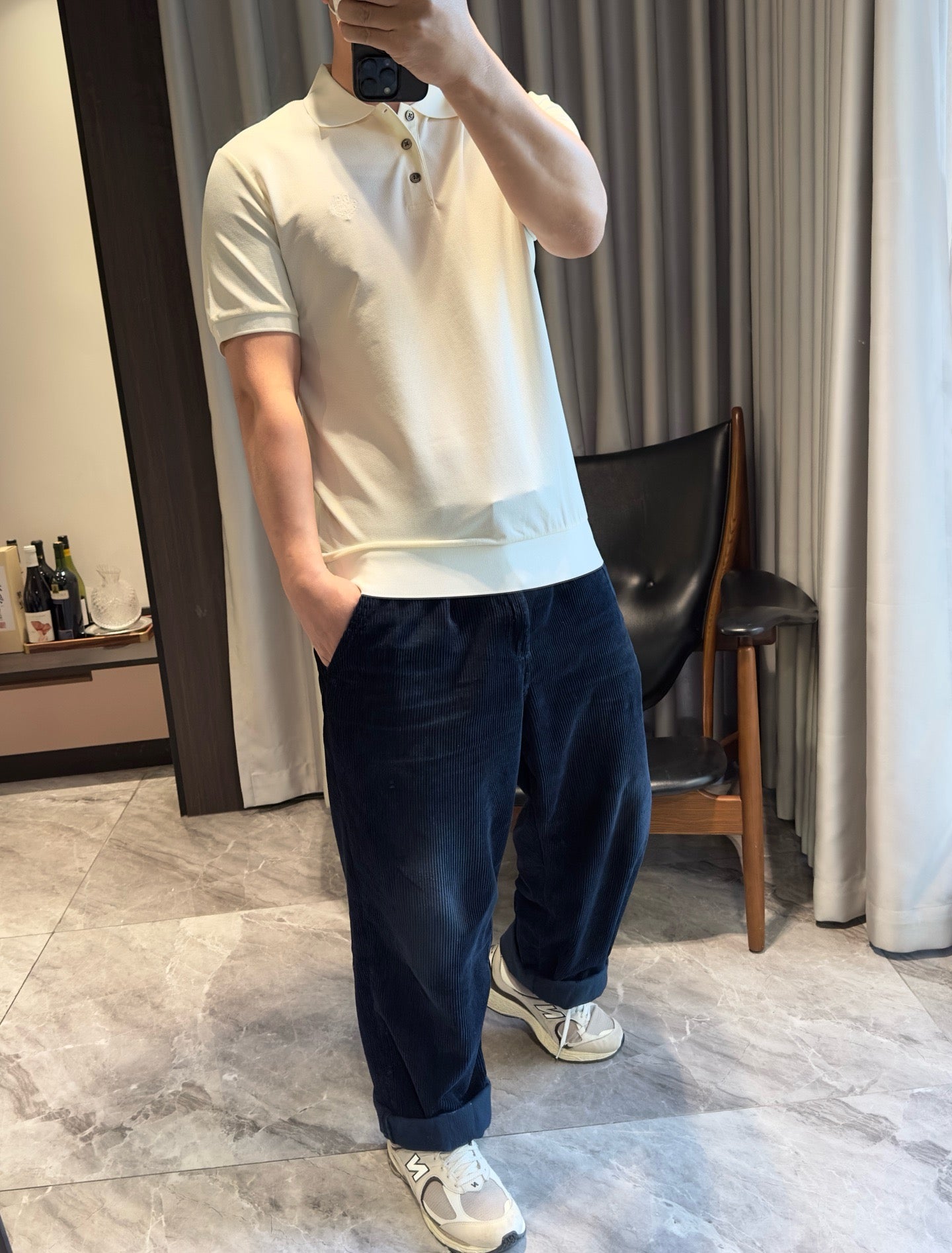 White Polo - Size XXL