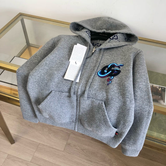 Graue Jacke
