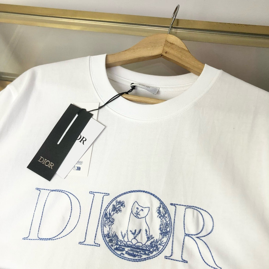 Sky Blue and White T-Shirt