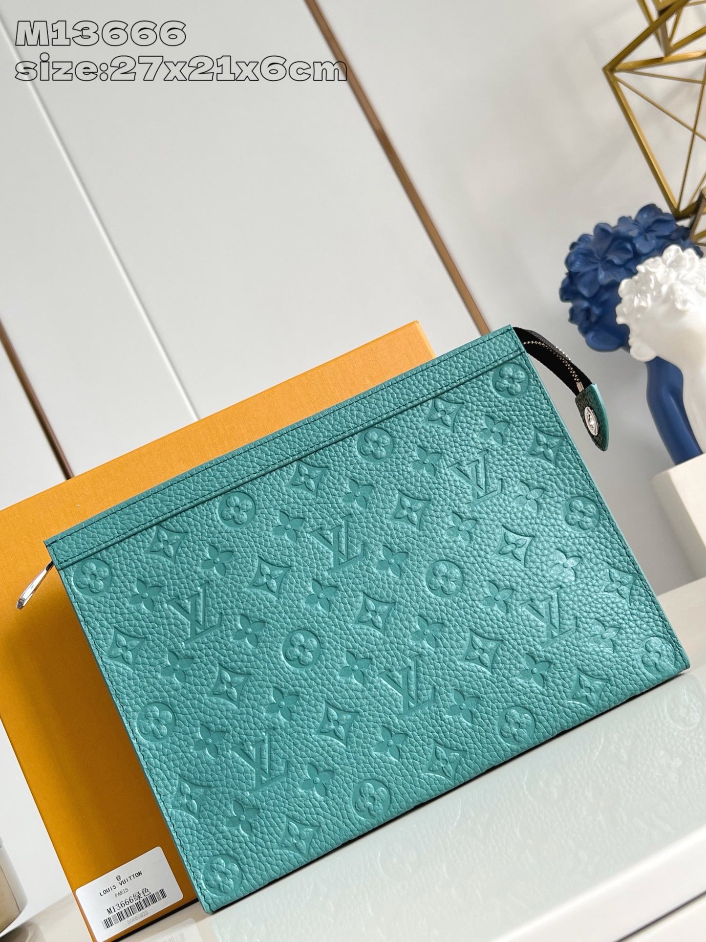 Apricot and Green Bag
