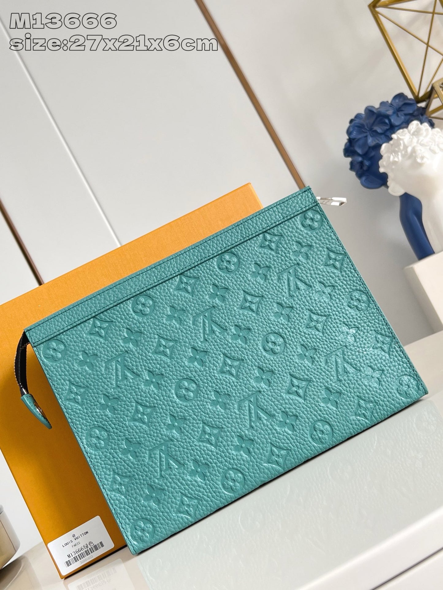 Apricot and Green Bag