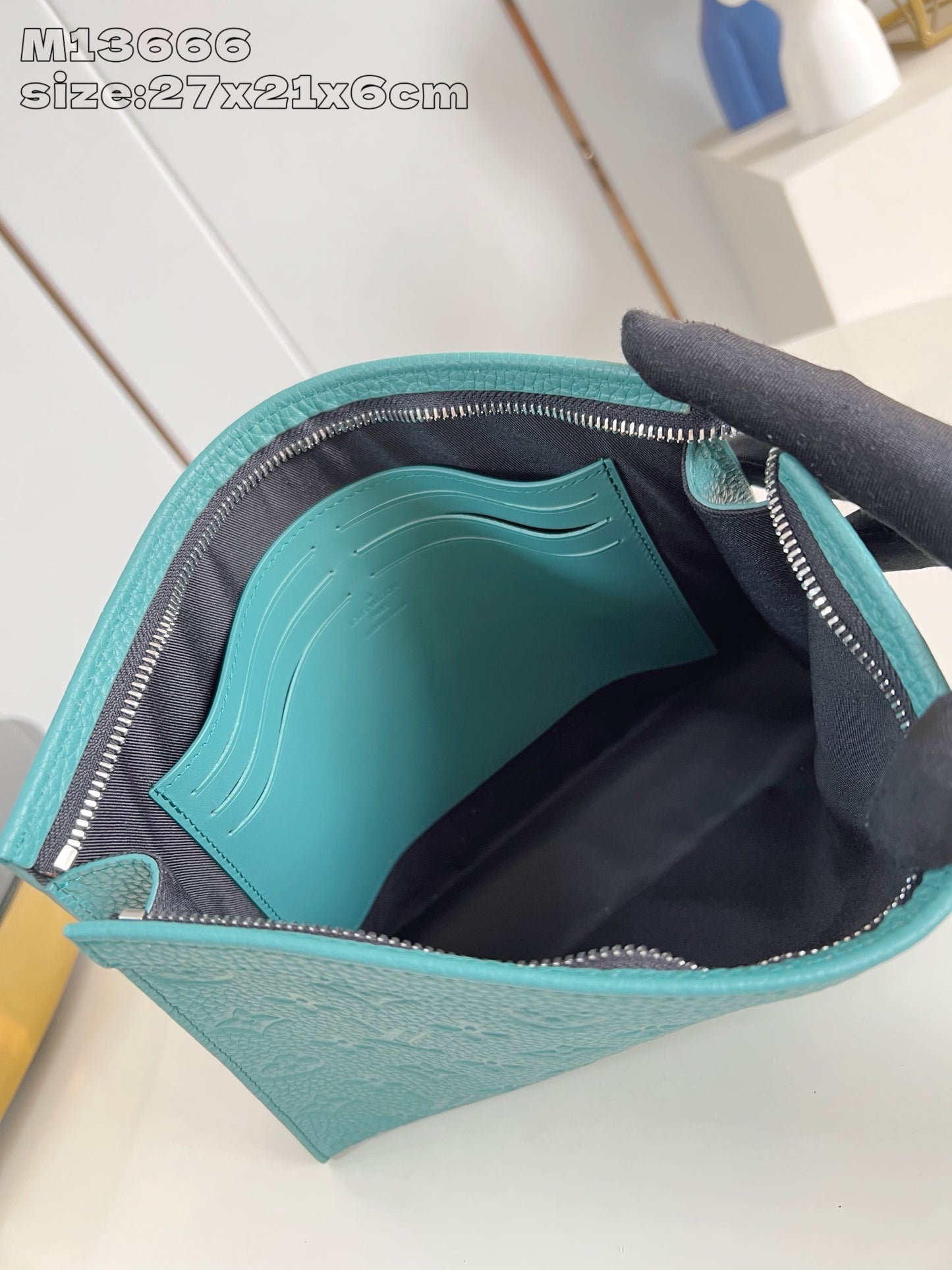 Apricot and Green Bag