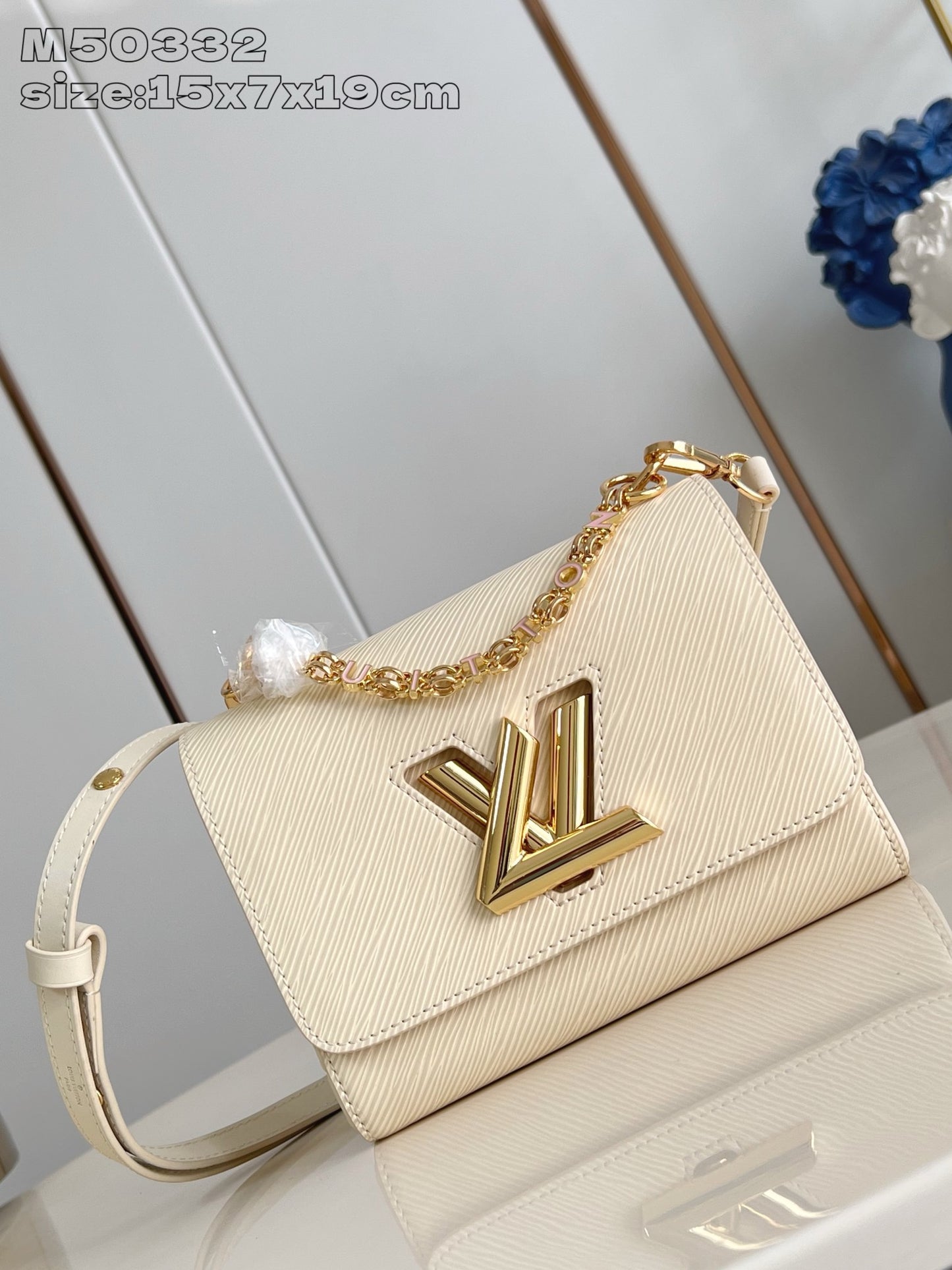 Beige and Black Bag