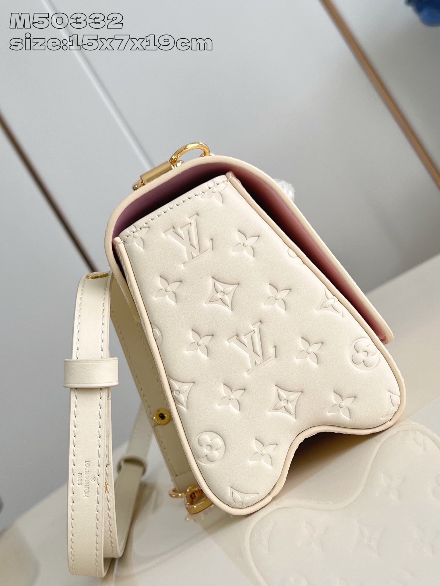 Beige and Black Bag