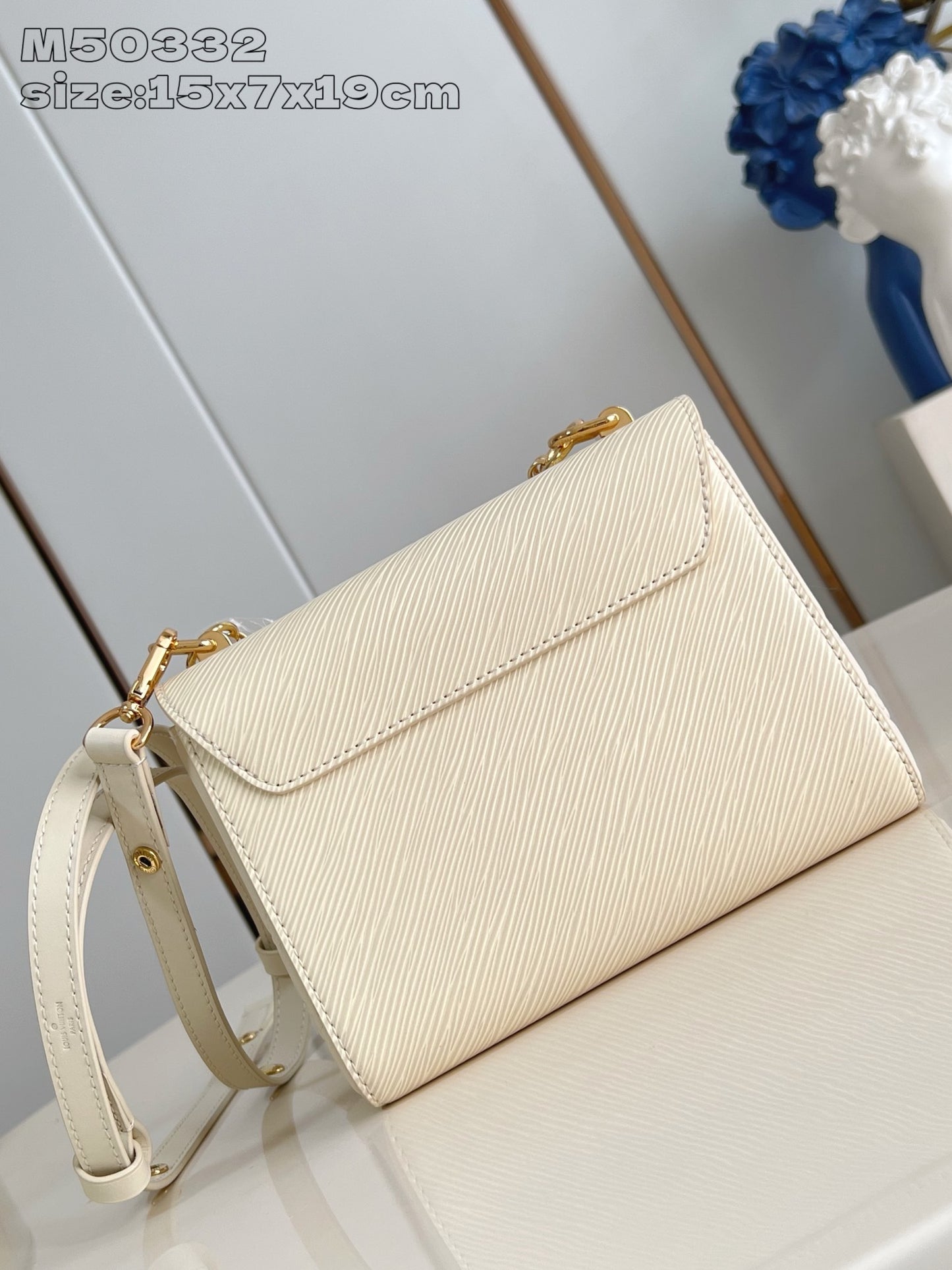 Beige and Black Bag