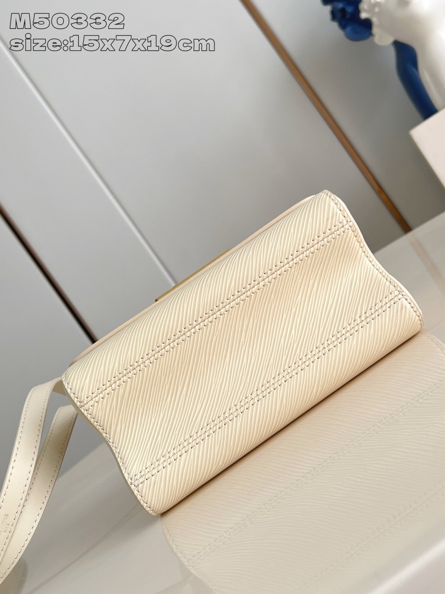 Beige and Black Bag