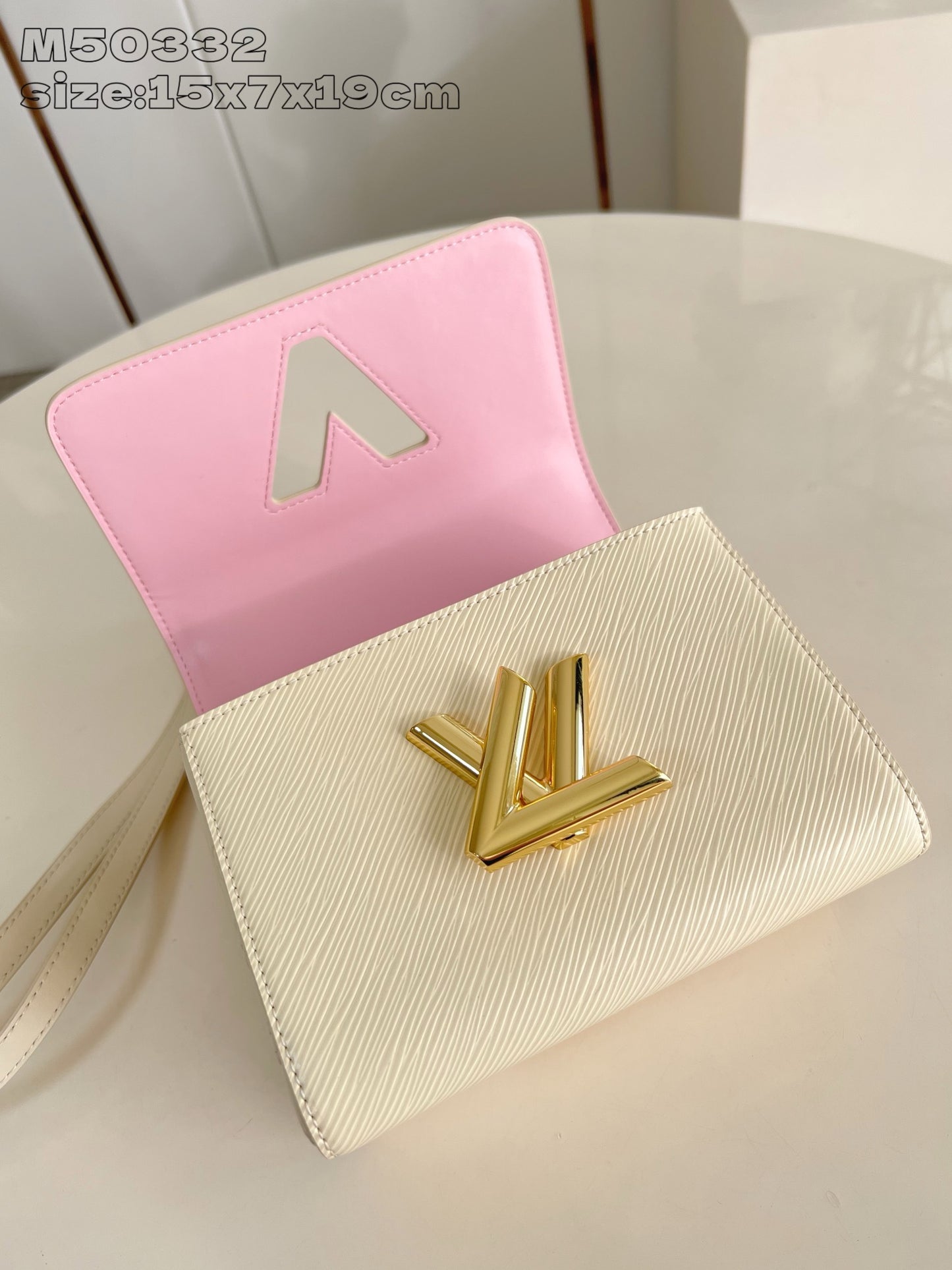 Beige and Black Bag