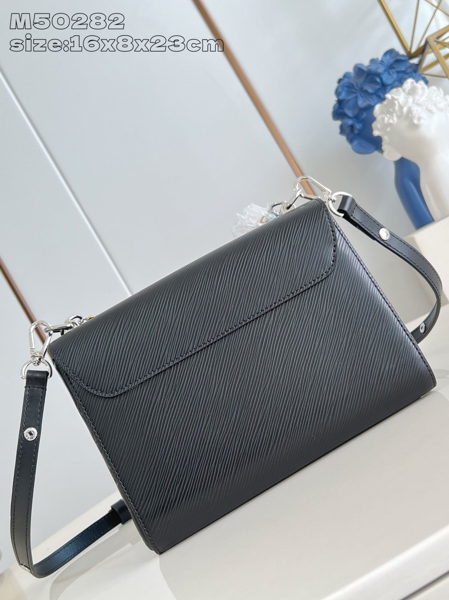 Beige and Black Bag