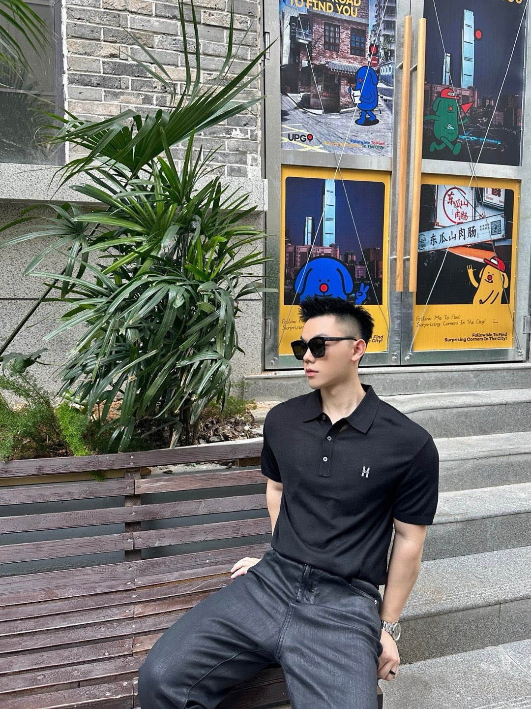 Black T-Shirt - Size XS