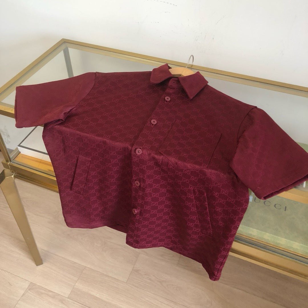 Maroon and Blue Shirt