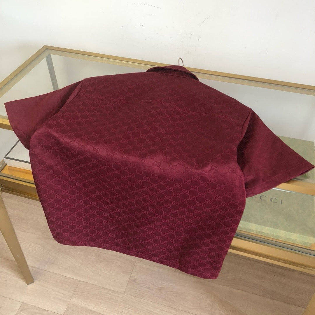 Maroon and Blue Shirt