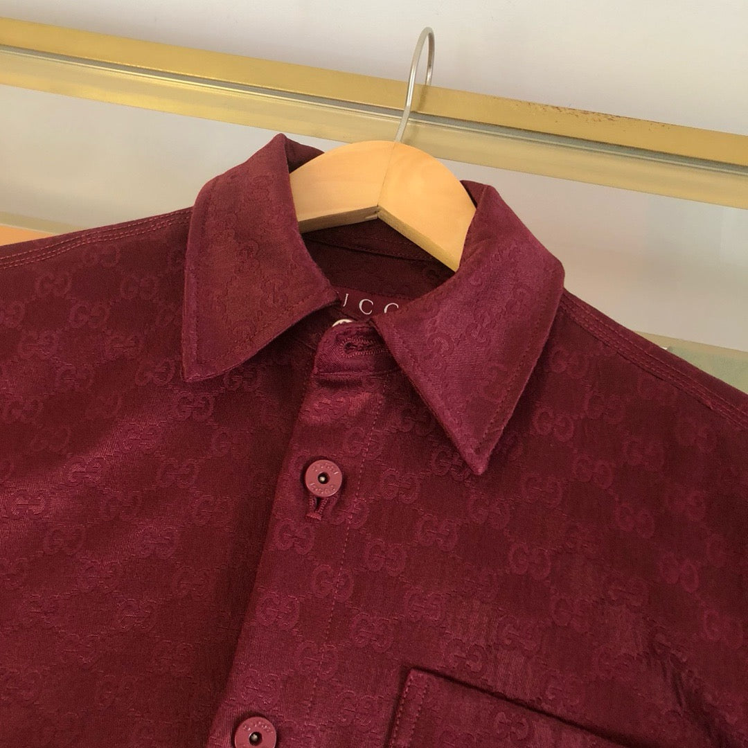 Maroon and Blue Shirt