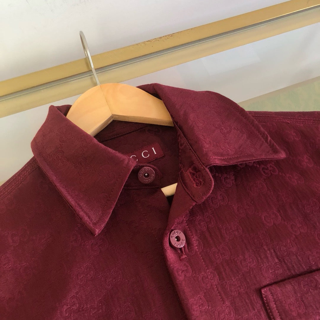 Maroon and Blue Shirt