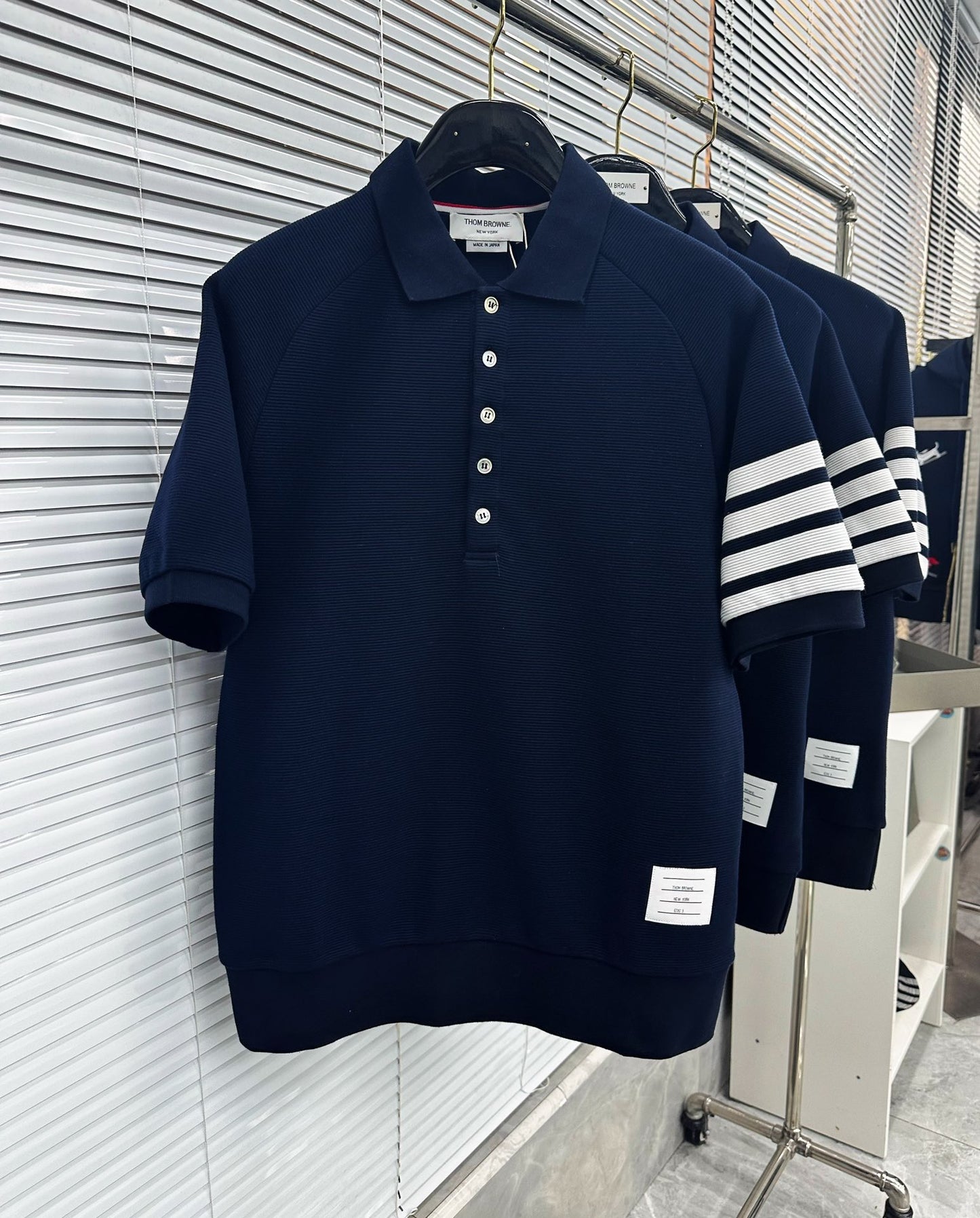 Dark Blue and Grey Shirt