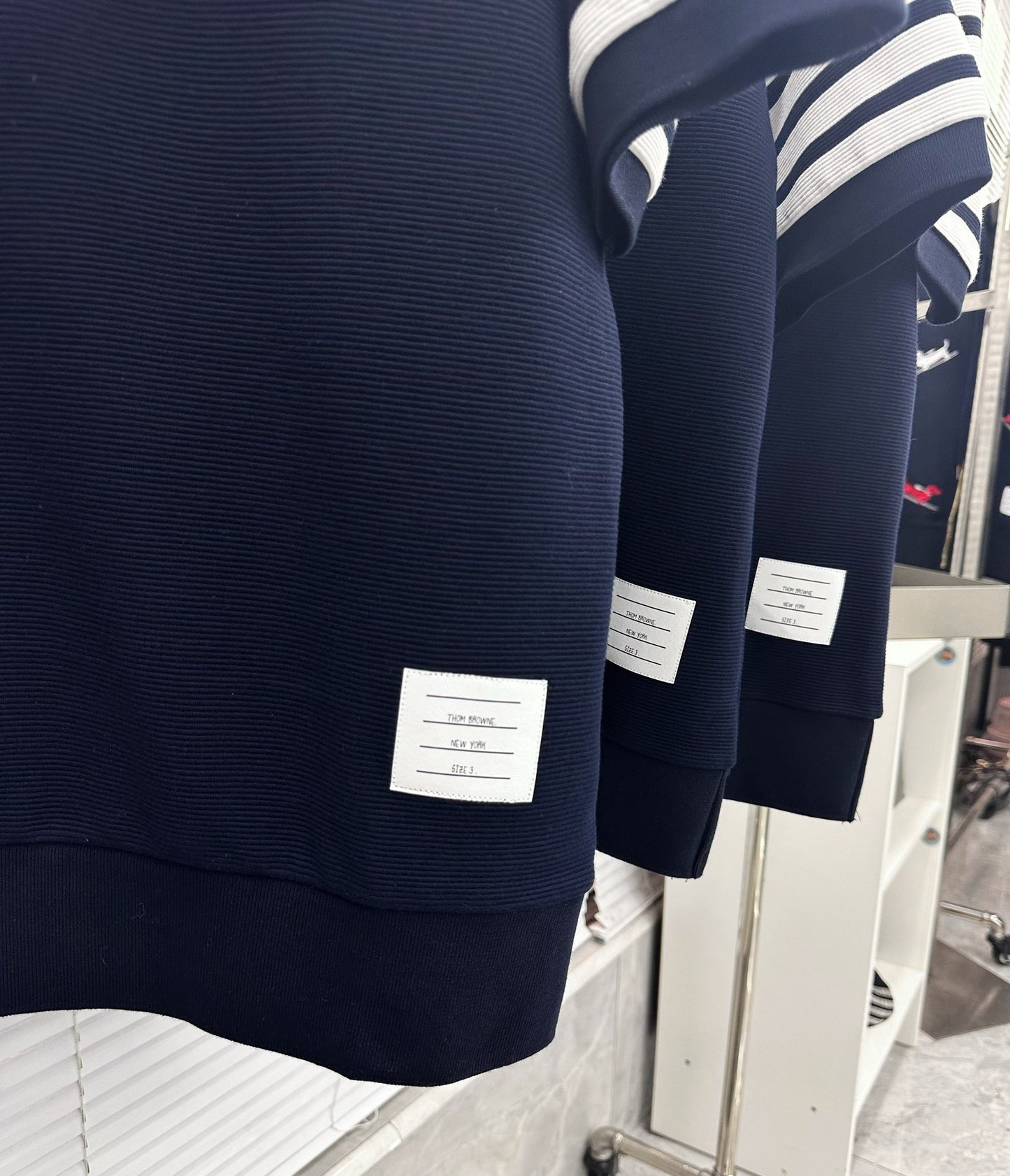 Dark Blue and Grey Shirt