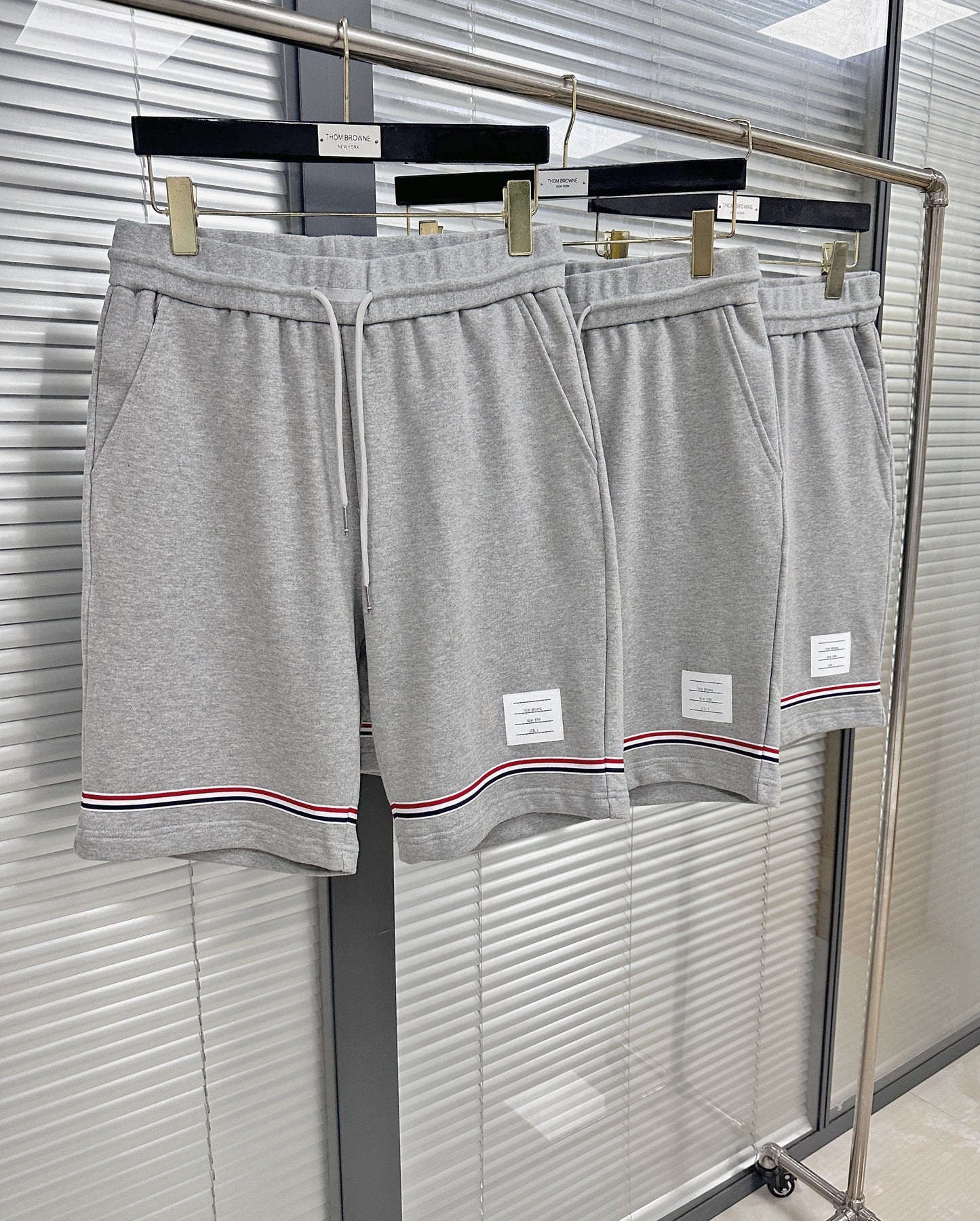 Dark Blue and Grey Short