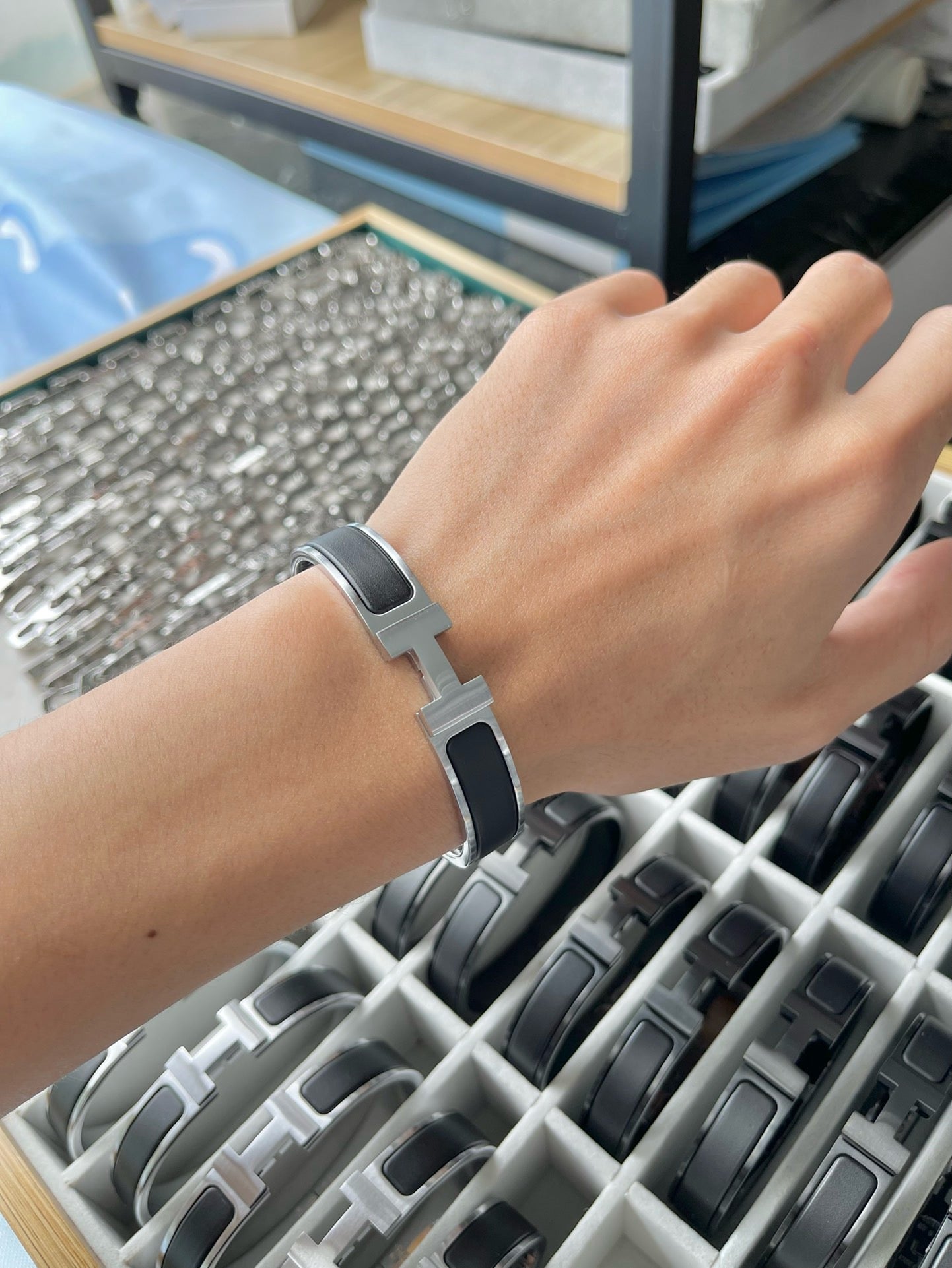 Black Silver Bracelet