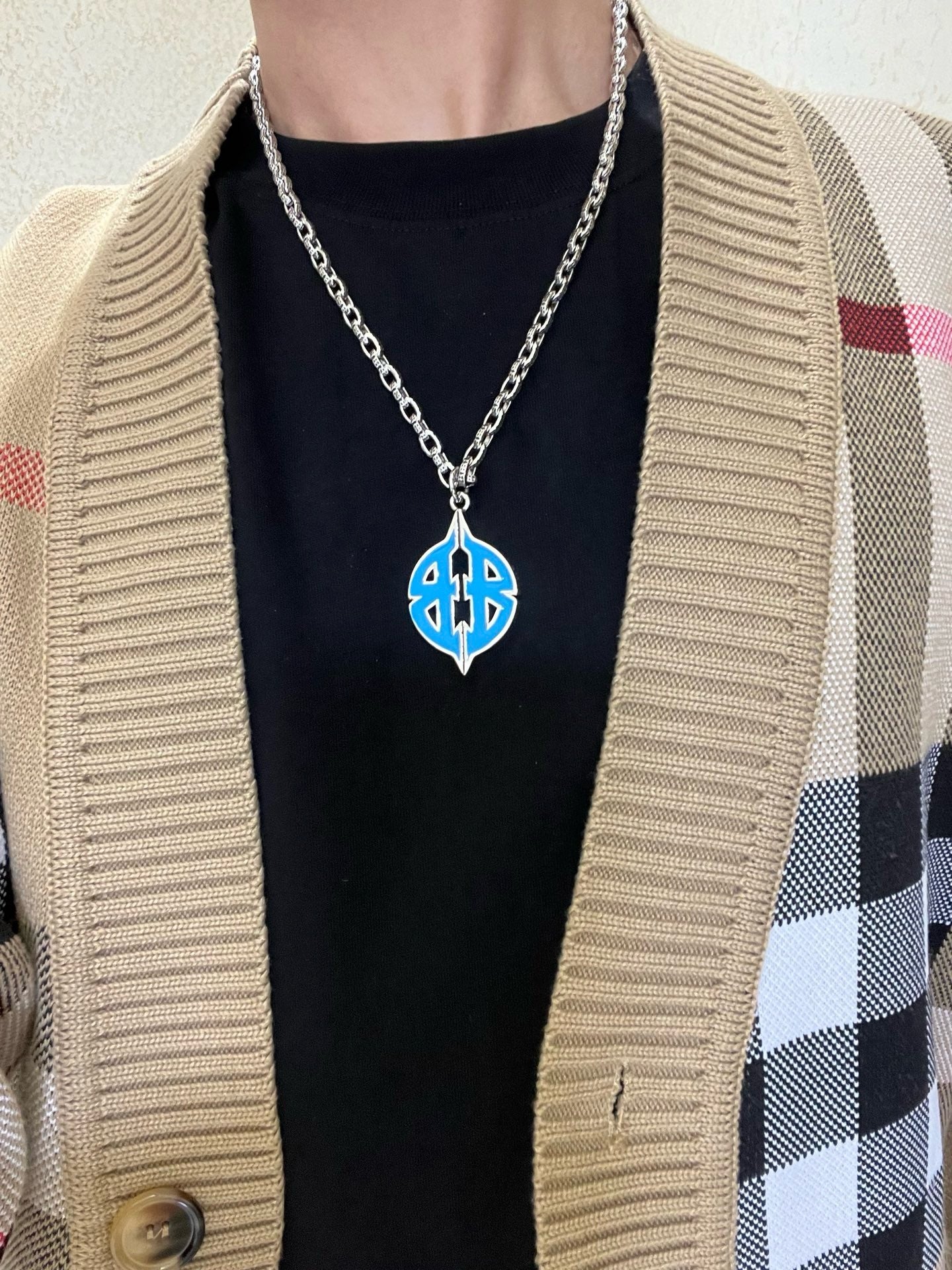 Silver Blue Necklace