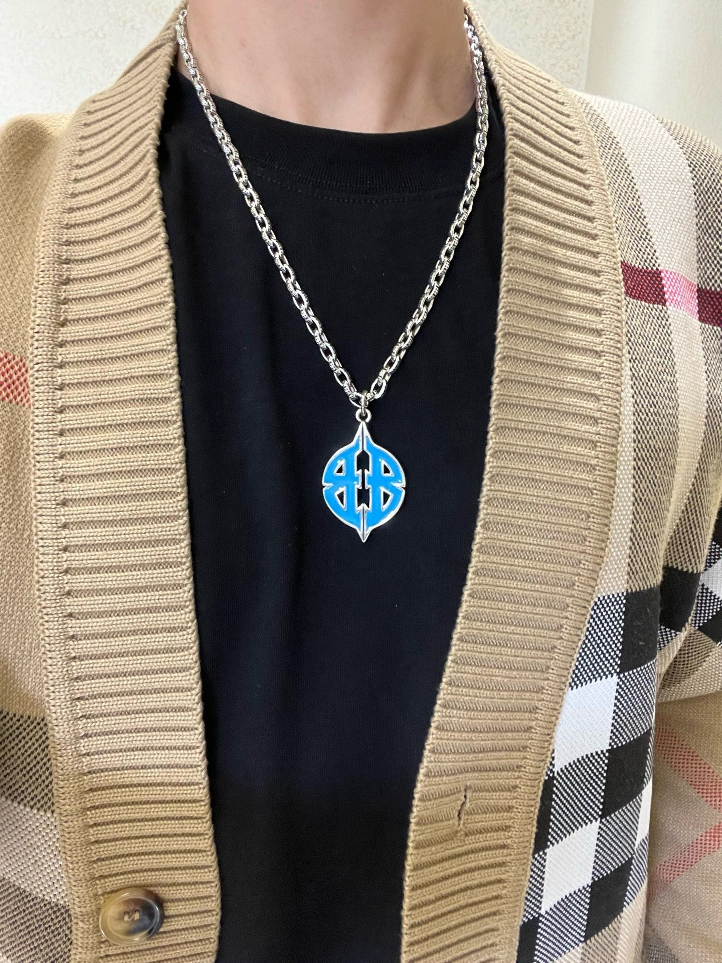 Silver Blue Necklace
