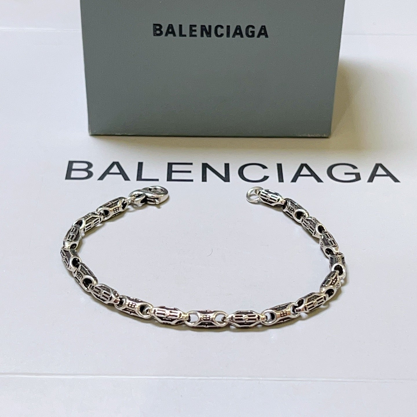 Silver Black Bracelet