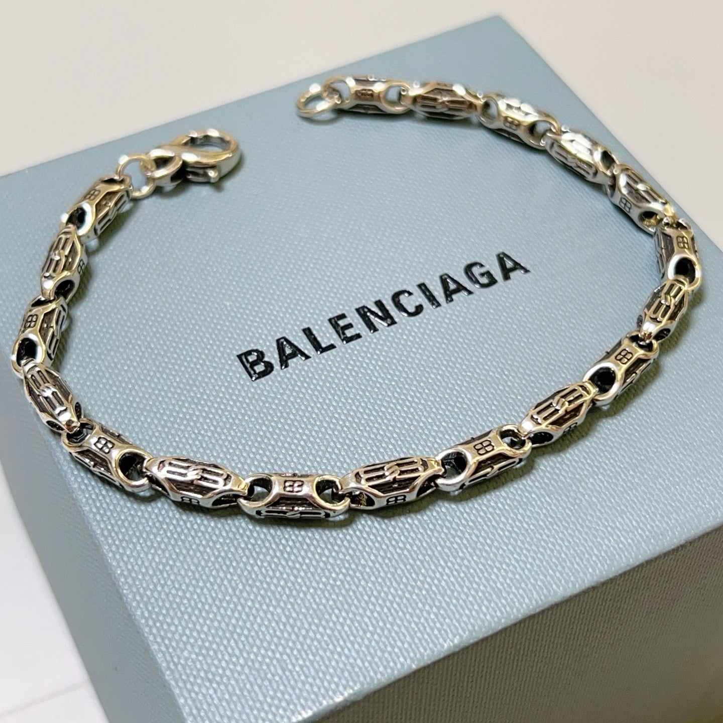 Silver Black Bracelet