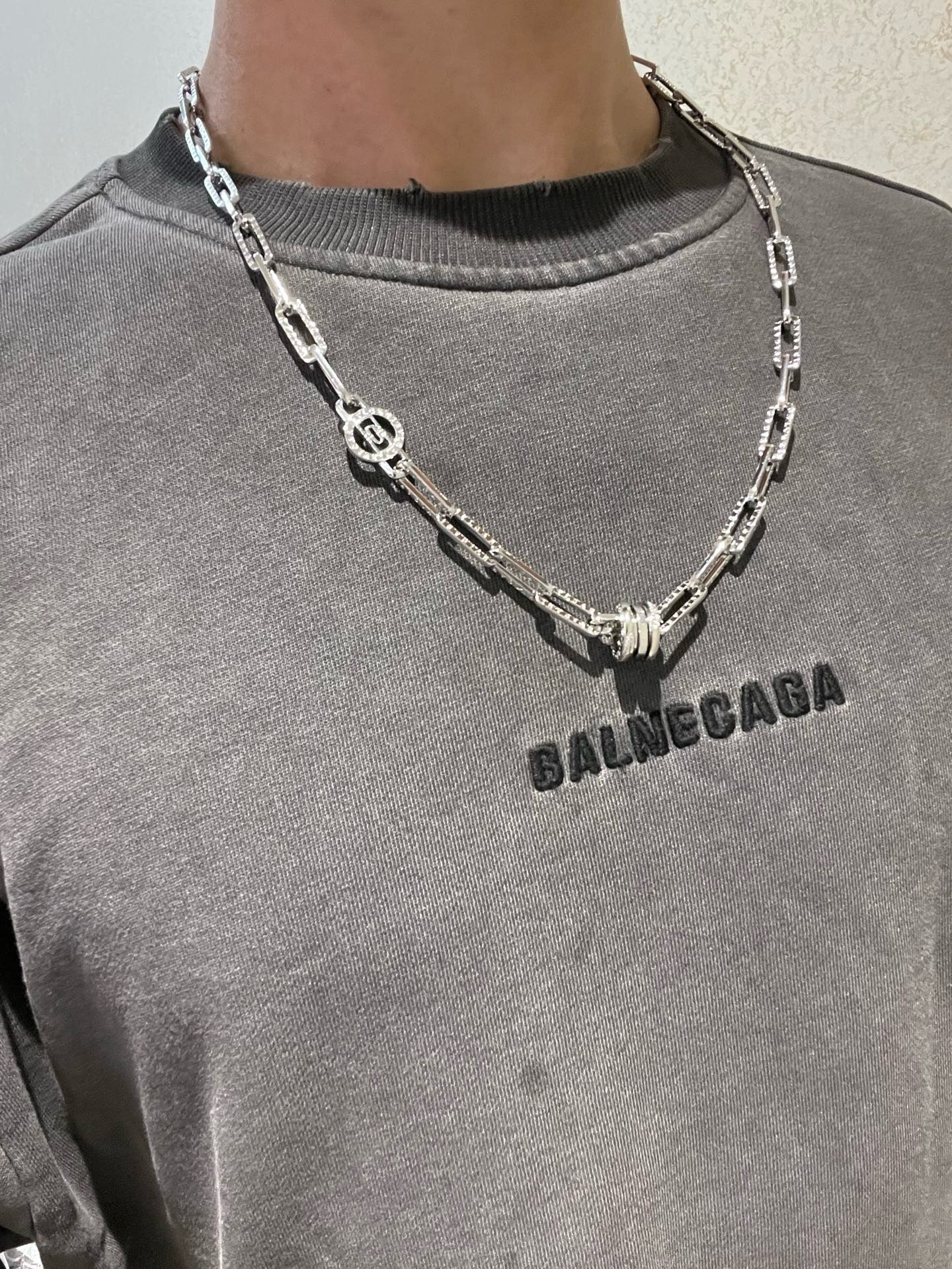 Silberne Kette