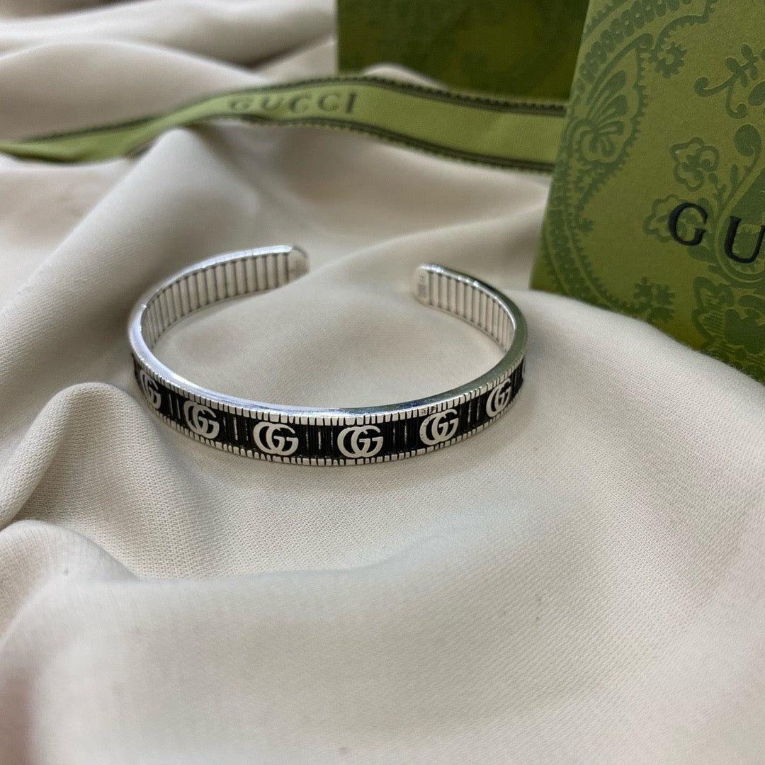 Silver Black Bracelet