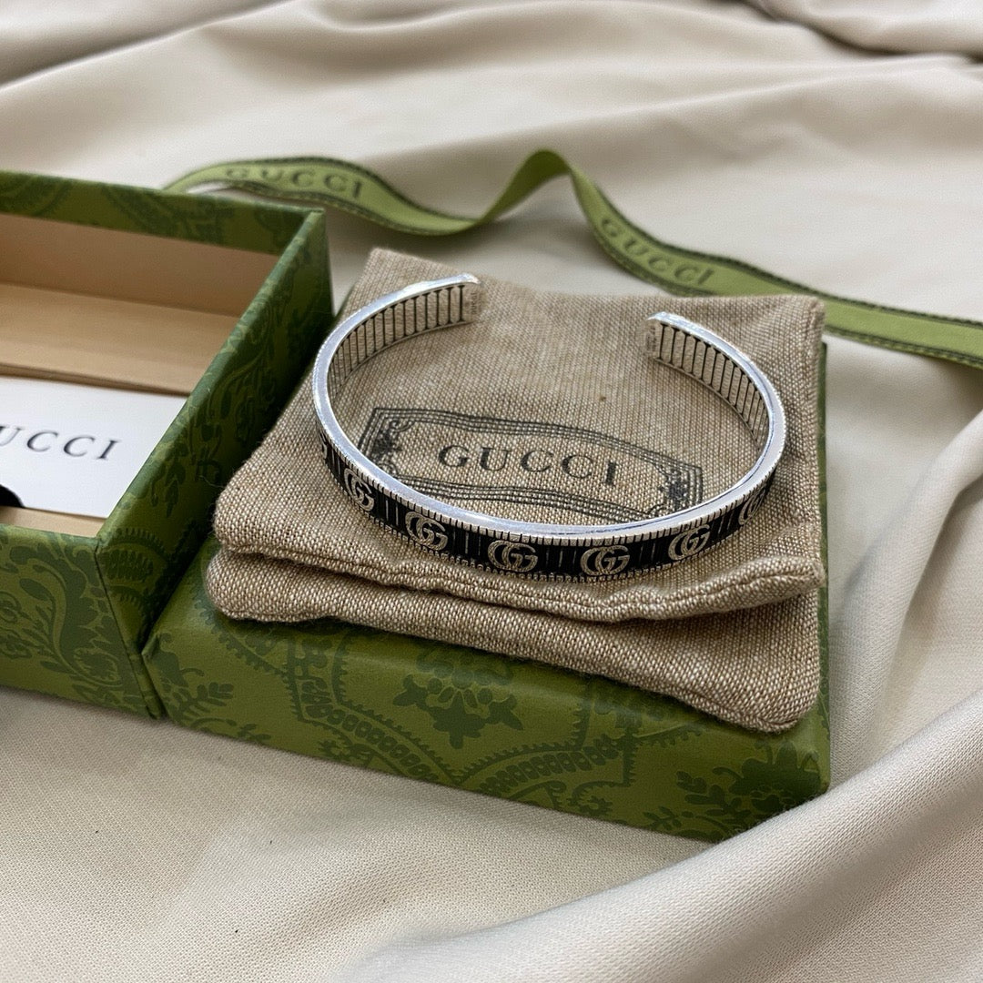 Silver Black Bracelet