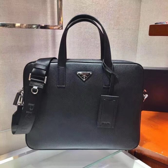 Light Green and Black Bag