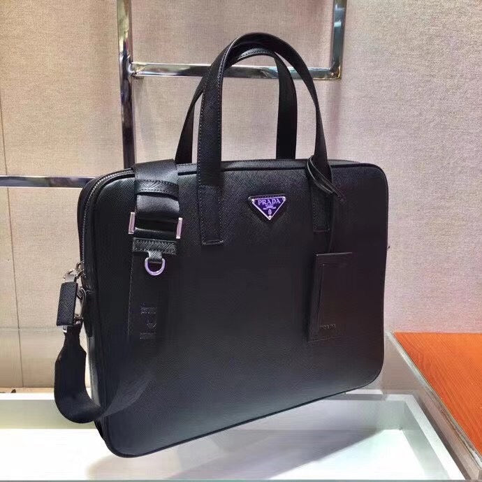 Light Green and Black Bag