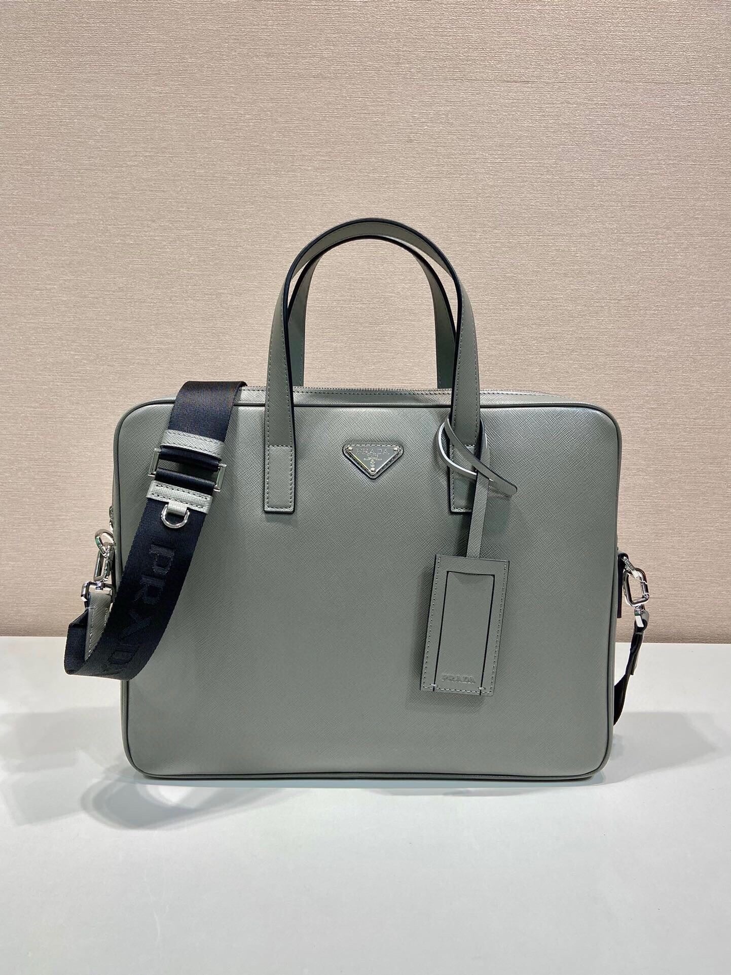 Light Green and Black Bag