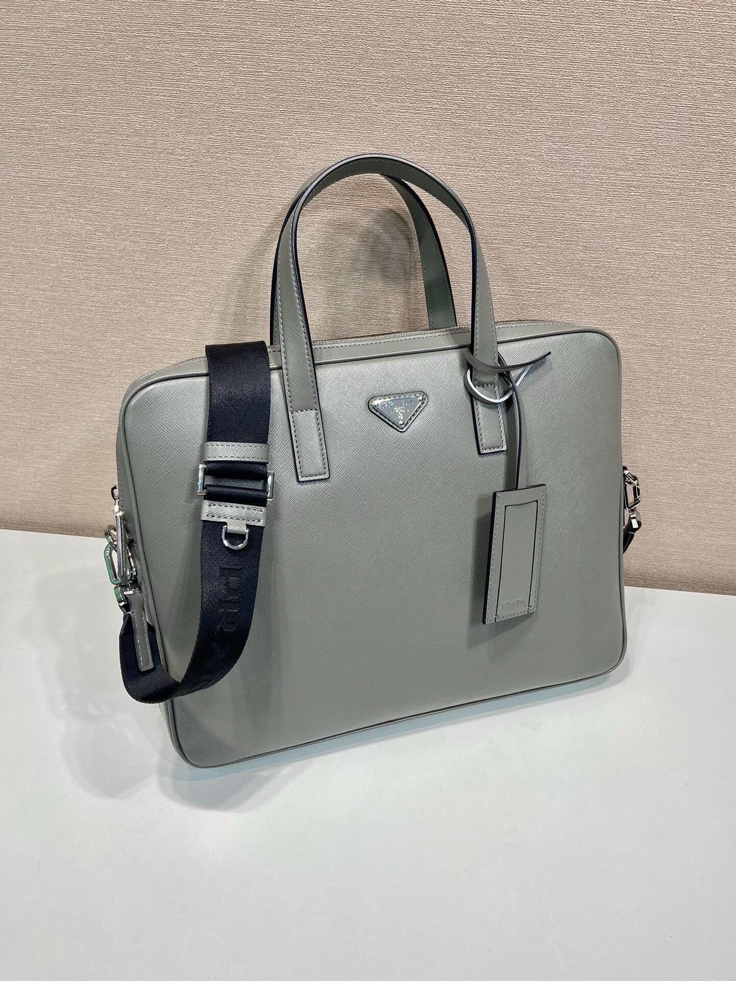 Light Green and Black Bag
