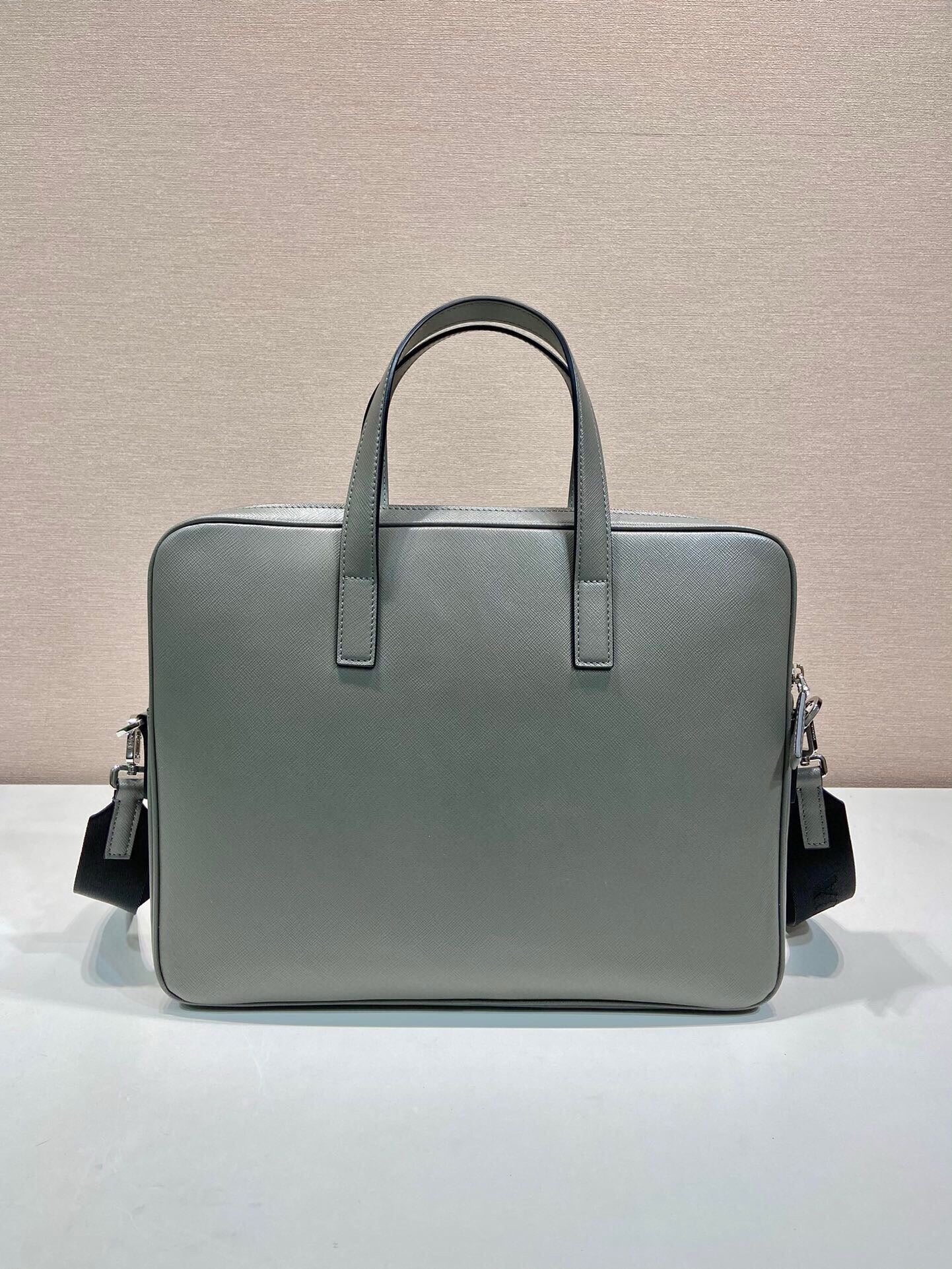 Light Green and Black Bag