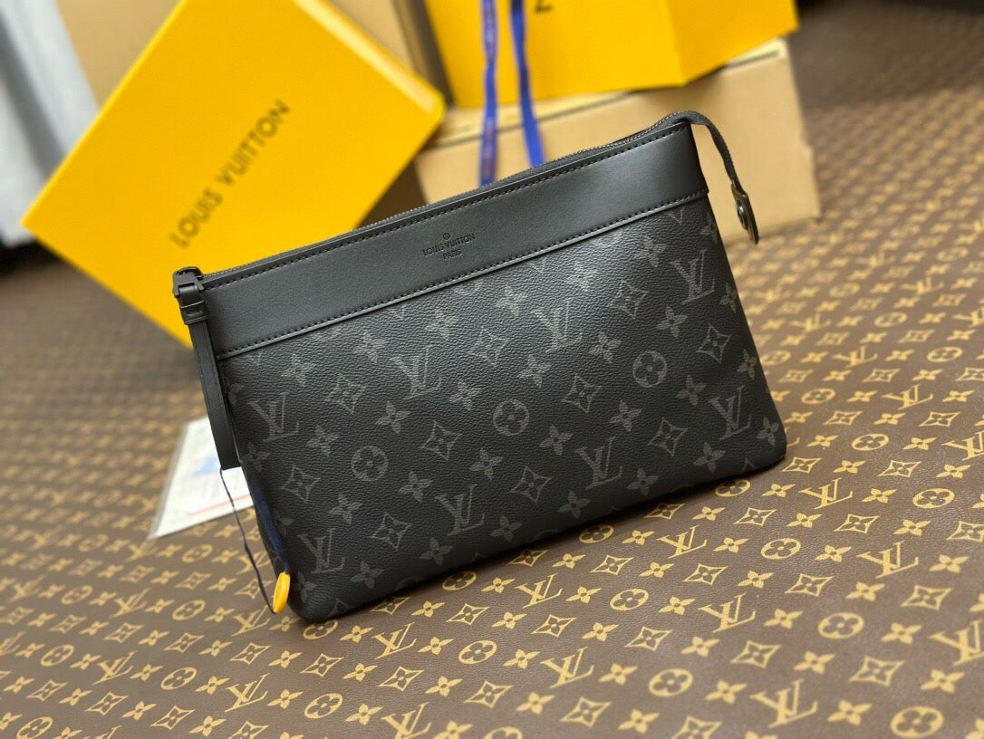 Bolsa negra y marrón