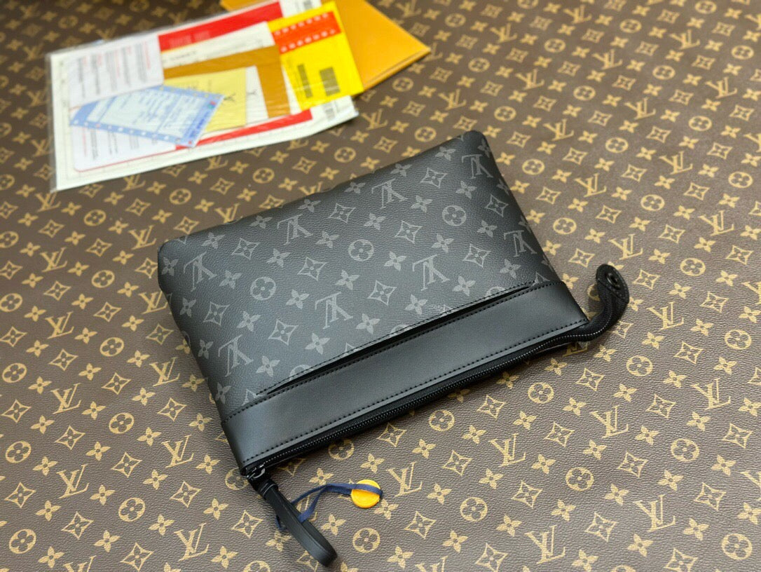 Bolsa negra y marrón