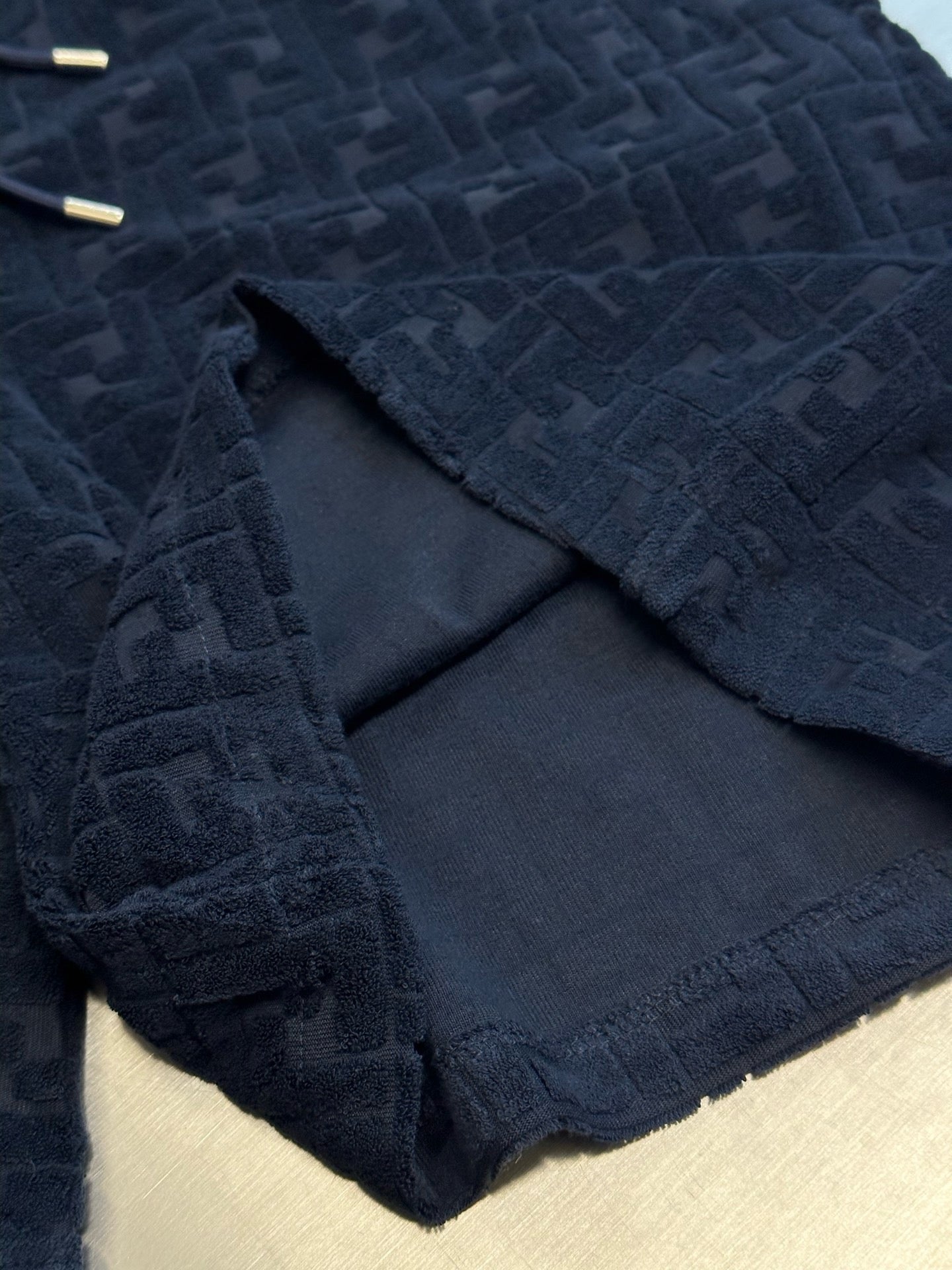 Pantalón corto azul oscuro