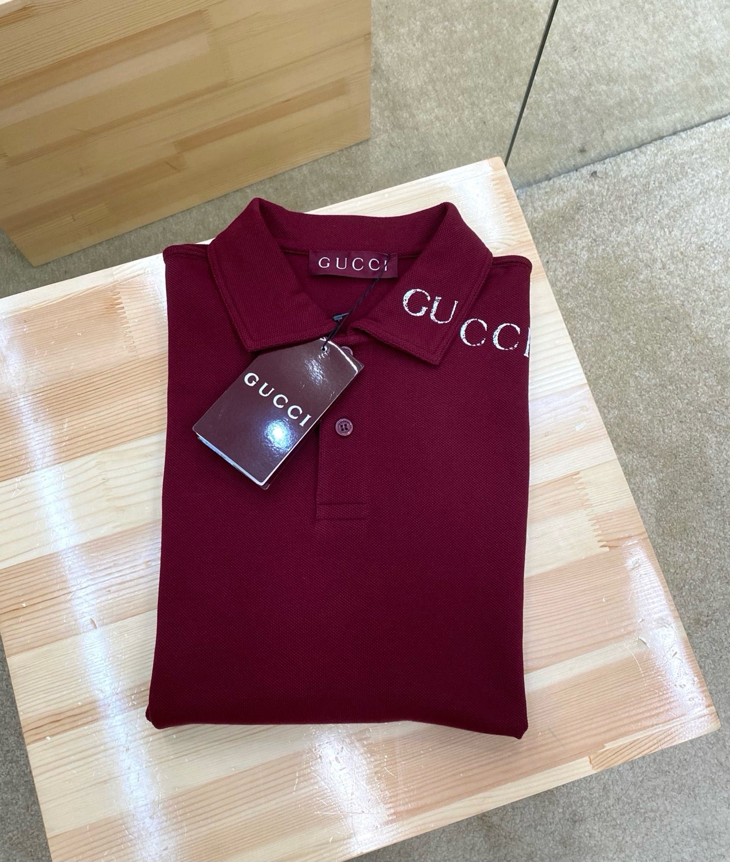 White and Reddish T-Shirt